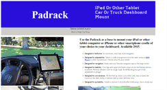 Desktop Screenshot of padrack.com